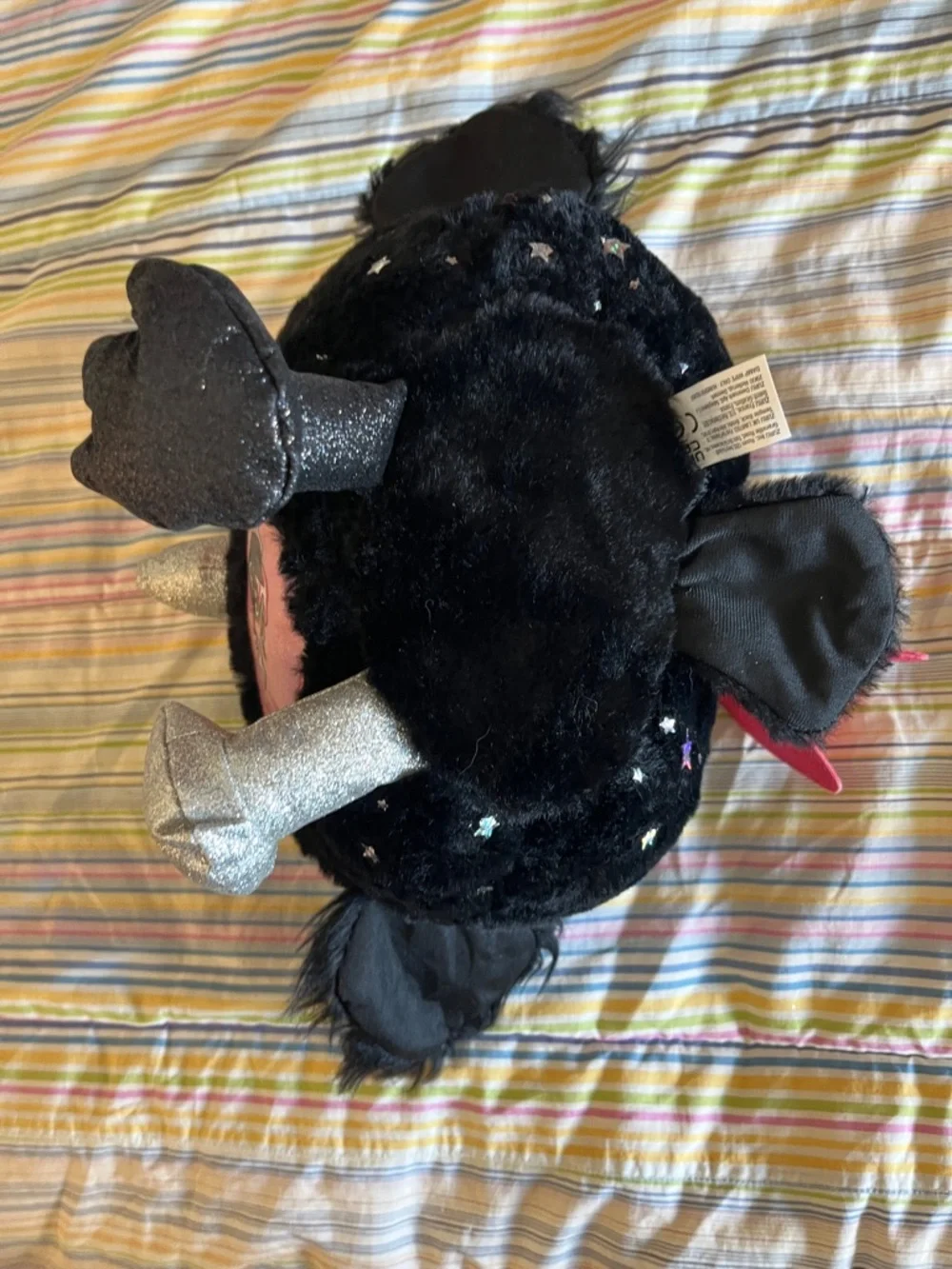 Zuru Black‎ & Pink Rainbocorn Monstercorn Surprise Raven Plush